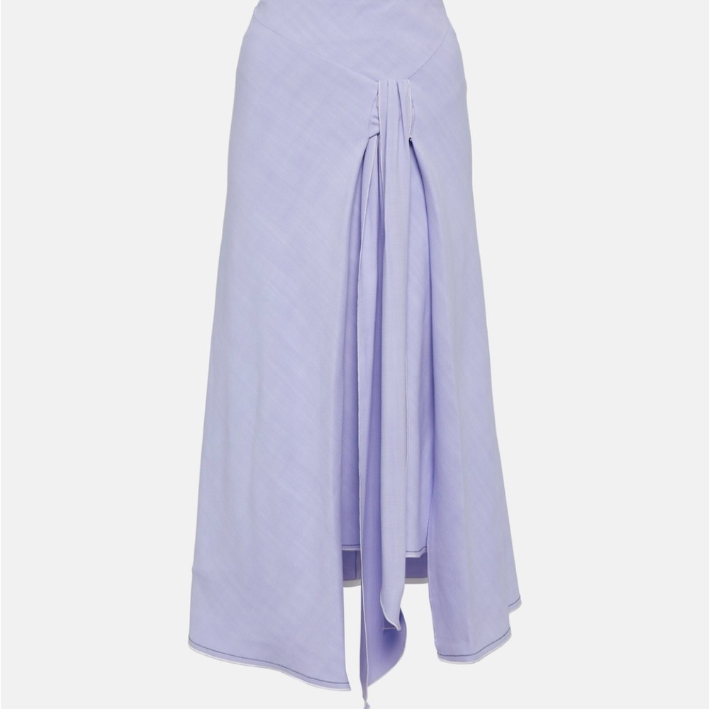 NWOT Victoria Beckham Asymmetric tie-dyed maxi skirt